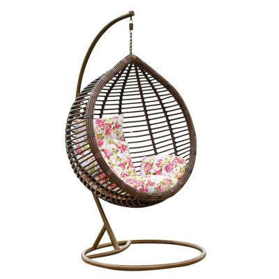 China Factory supply modern egg hanging chair furniture outdoor patio cheap swing chair for sale