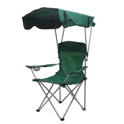 China New Arrivals Folding Chairs Portable Outdoor Folding Fishing Chair With Sunshade for sale