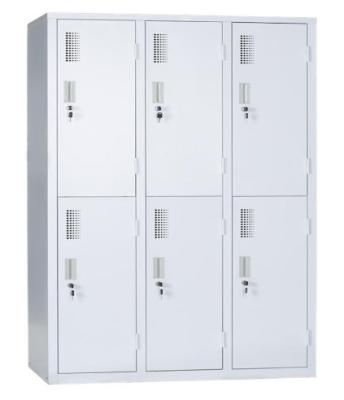 China (Size) hot sale adjustable triple six door design modern high quality cheap durable/metal steel/6 door locker for sale