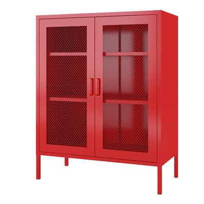 China Modern living room cabinet (the other) of living room furniture metal adjustable side storage cabinet for sale