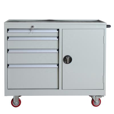 China Durable Industrial Tool Cabinet Trolley Storage Workshop Tool Kit Cabinet With Drawer for sale