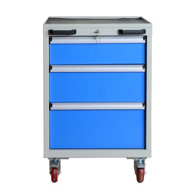 China Mobile Workshop Garage Mobile Factory Supply Tool Cabinet Metal Tool Cart for sale