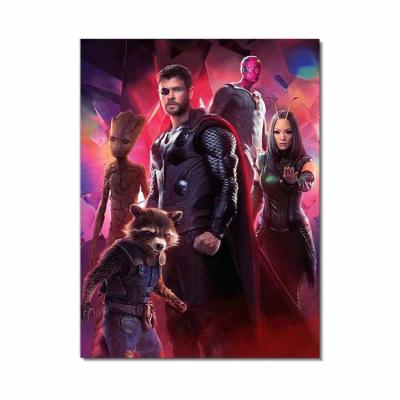 China Europe 3d Lenticular Posters Comic Superheroes 3D Pictures Lenticular Poster Home Decor Wallpaper zu verkaufen