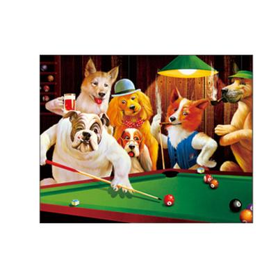 Chine Viet Nam Funny Game Dogs 3D Lenticular Pictures 3D Actions Animal Poster 30x40cm à vendre