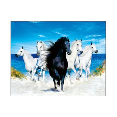 China China Home Decoration 3d Poster Animal Lenticular Image With Frame Horse Design zu verkaufen