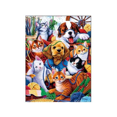 Chine China 3d Lenticular Image Of Dog Family Animal Pictures With 3d Effect Poster à vendre