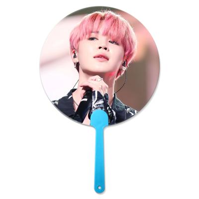 China 16x17cm Korean Flip &3D Lenticular Handfan For Korea Star Hand 3D Promotional Fan For Korea Celebrity for sale