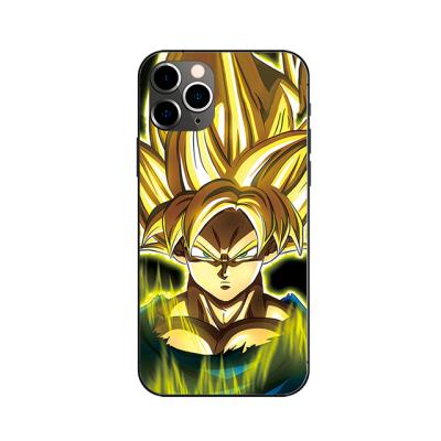 China Custom Waterproof Cell Phone Case Flip Anime DBZ 3D Lenticular Sticker For Different Model Cell Phone Cases for sale