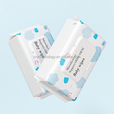 China Contain No Preservatives Super Hot Selling 100pcs Super Affordable Wet Wipes For Baby Water Sensitive Mouth Hand Wholesale Wet Wipes 99 for sale