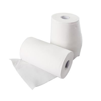 China Super Single Roll 50-100g Water And Oil Absorption Weight Range 1-5 Layers Fully Embossing Disposable Kitchen Towel Paper for sale