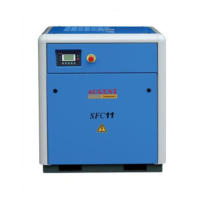 China Lubricated Vsd 10 Variable Bar AUG 11 KW 15HP Silent Frequency Compressor for sale