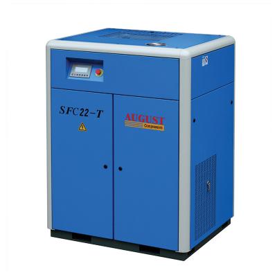 China 22kw 30hp AUGUST SFC22 Lubricated Air Compressor Screw Machine Prices for sale