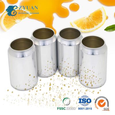 China Standard 355ml 12oz Beverage Food Grade Custom Printed Aluminum Can With 202 Lids for sale