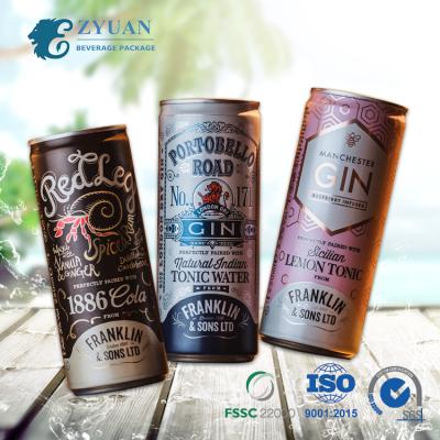 China Smooth High Quality 330ml Empty Beverage White Customized Logo Aluminum Cans For Beverages for sale