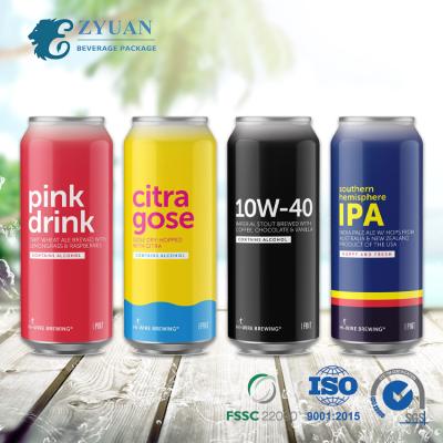 China 355ml 12oz 473ml 16oz Standard Wholesale Custom Carbonated Drinks Aluminum Beverage Cans Logo Printed Empty Blank Beer Cans for sale