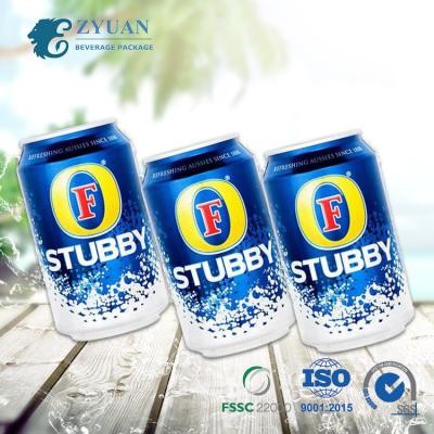 China 250ml Stubby Slim Hot Sale Metal Aluminum Empty Beverage Cans for sale