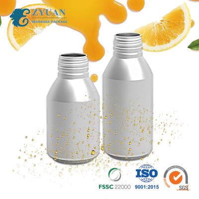 China Best Selling 300ml Beverage Energy Drinks Blank Logo Vacuum Aluminum Water Bottle Customized With Screw Cover for sale