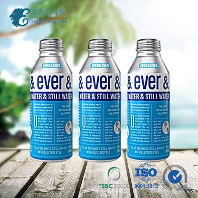 China Best Selling 400ml Beverage Energy Drinks Blank Customized Aluminum Vacuum Bottle With Screw Cap for sale