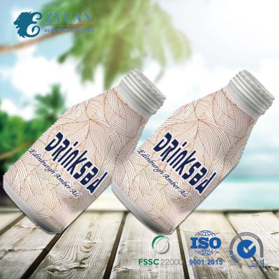 China High Quality Customized Aluminum Beverage 330ml Beer Bottles Logo Blank Beer Empty Beverage Bottles With Screw Lid for sale