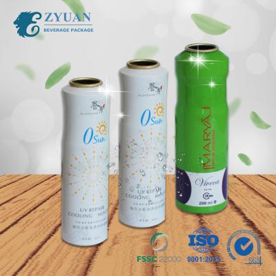 China Hot Sale Aluminum Metal Packaging Custom Size Printing Empty Aerosol Cans for sale