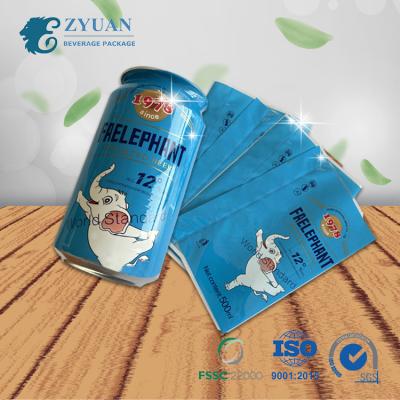 China Low MOQ Logo Plastic Bottle Waterproof Shrink Waterproof Private Custom Sleeve Label for sale