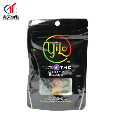 China Custom Printed Food Ziplock Holder Up Bag Reusable Plastic Candy Pouches For Food Packaging for sale