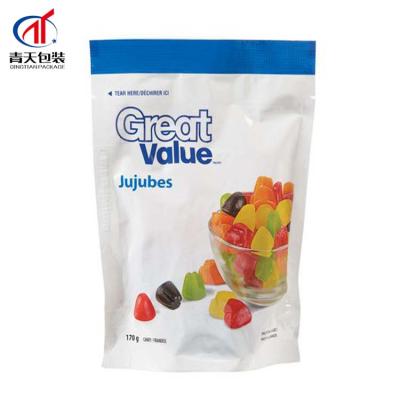 China Recyclable Eco Friendly Soft Packaging Pouch Doypack Stand Up Pouch Snack Bag for sale