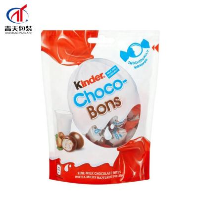 China Moisture Proof Plastic Lactose Stand Up Bag White Aluminum Foil Package Bags With Zipper for sale