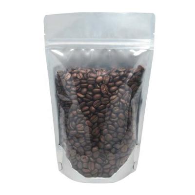 China Coffee Moisture Proof Biodegradable Packaging Tea Ziplock Heat Seal Pouch Transparent Bag for sale