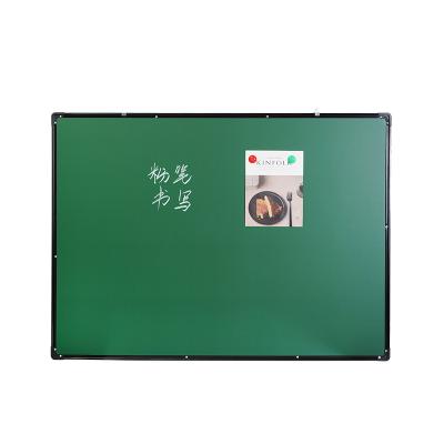 China Durable Double Sided Aluminum Frame Magnetic Dry Erase Whiteboard Writing Board Green for sale