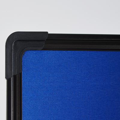 China Durable High Quality Mobile Office Meeting Classroom Bracket Felt Flannel Board for sale