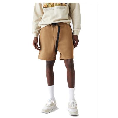 China Brown QUICK DRY Fleece Belted Volleyball Men's Shorts for sale