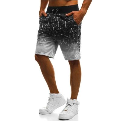 China QUICK DRY Custom Soft Gradient Soft Vintage Two Deep Side Edge Pockets Drawstring Mens Shorts for sale