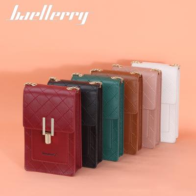 China Fashion Baellerry Fashion Cross - Body Bags Women PU Leather Mini Shoulder Cell Phone Messenger Bag for sale