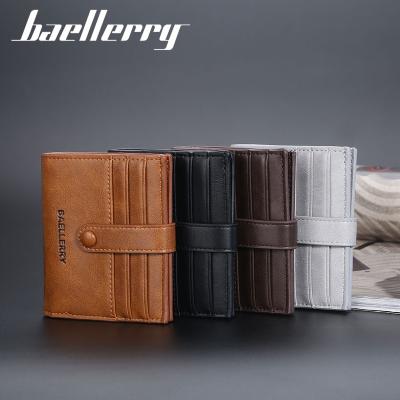 China Baellerry Surface Soft Card Holder Front Pocket Credit Card Holder Slim Thin Minimalist Leather for sale