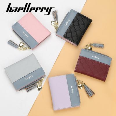 China Wholesale Baellerry Small PU Leather Vintage Waterproof Women Wallet Purse for sale