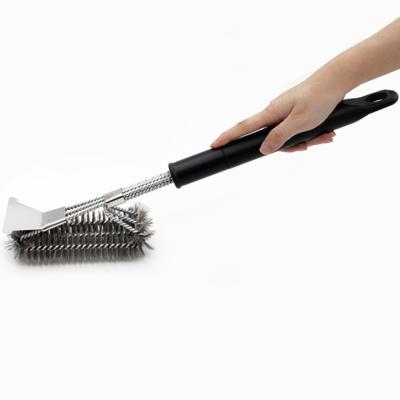 China New Style Easily Cleaned BBQ Tools Stainless Steel Grill Cleaning Brush BBQ Cleaning Brush for sale