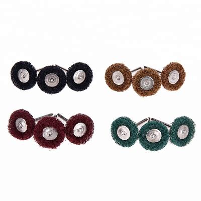 China 1/8 Inch Shank Abrasive Buffing Buffing Polishing Wheels For Dremel Rotary Tools for sale