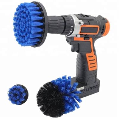 China Stiff Drill Cleaning Brush Power Sustainable Scrubber Scrub Brush Bit Pad Bathroom Tile for sale