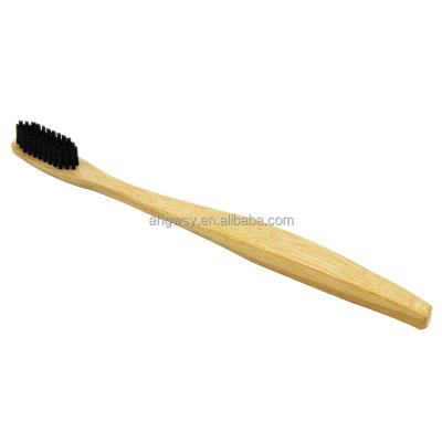 China 100% Biodegradable Biodegradable Disposable Bamboo Toothbrushes & Vegan Natural Organic Soft Nylon Bristles BPA Free For Sensitive Gums for sale