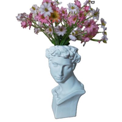 China Luxury Sculpture Home Decor Europe Resin Vase Decoration Pieces Ornaments Greek Decorations for sale