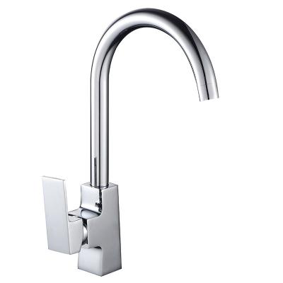 China Metered Faucets Wholesale kitchen brass single handle deck installation sink mixing faucet kitchen faucet for sale