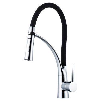 China Metered Faucets Brass kitchen faucet mixer pull-out kitchen faucet with pull-down sprayer for sale