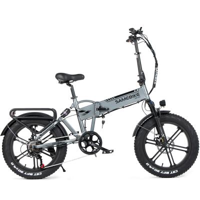 China Factory 48V 500W alloy fat tire ebike aluminum electric bike Warehouse E-mountain bike 20 inch for sale