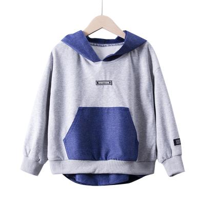 China Wholesale Fashion Anti-Shrinkage Boys Round Neck Woolen Hoodie Kids Casual Hoodies Sweatshirts for sale