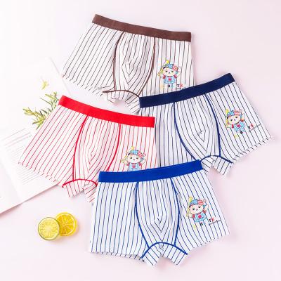 China High Quality Breathable Cute Boy Underwear Cartoon Boxer Briefs Boys Underwear Boys Boneless Wear for sale