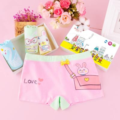 China Hot Selling Cute Breathable Cotton Underwear Children Girl Kids Underwear Cute Underwear For Panties Wholesale for sale