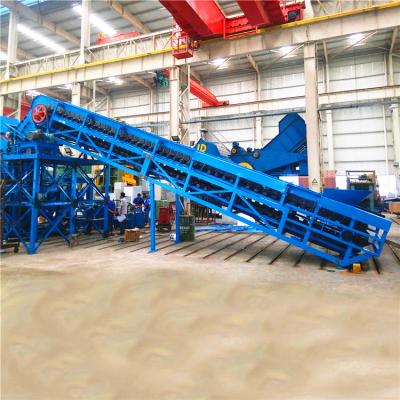 China Top Supplier Heat Resistant Pulling Apron Chain Conveyor For Hot Materials for sale