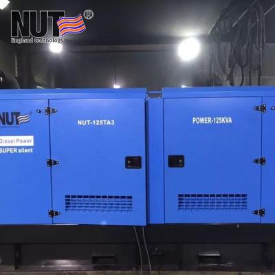 China Small Soundproof NUT 125kva Dynamo Generator NUT-125TA3 for sale