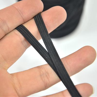 China Factory Factory Logo PP Viable Custom Nylon Braid Elastic Band Elastic Belt For Wigs Sunglasses Elastic Bandage for sale